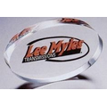 Flat Lucite Oval Award